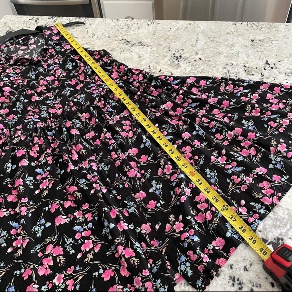 Torrid Floral Button Front Challis Dress 2X - Picture 11 of 14